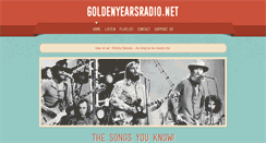 Desktop Screenshot of goldenyearsradio.net