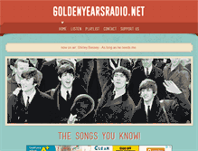 Tablet Screenshot of goldenyearsradio.net